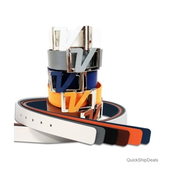 100% Genuine Italian Real Solid Leather Belt Strap Unisex Up to 46" - Picture 3 of 6